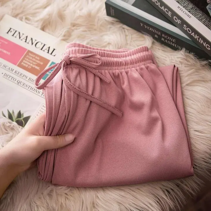 Silky-Feel Wide-Leg Pants — Image 15
