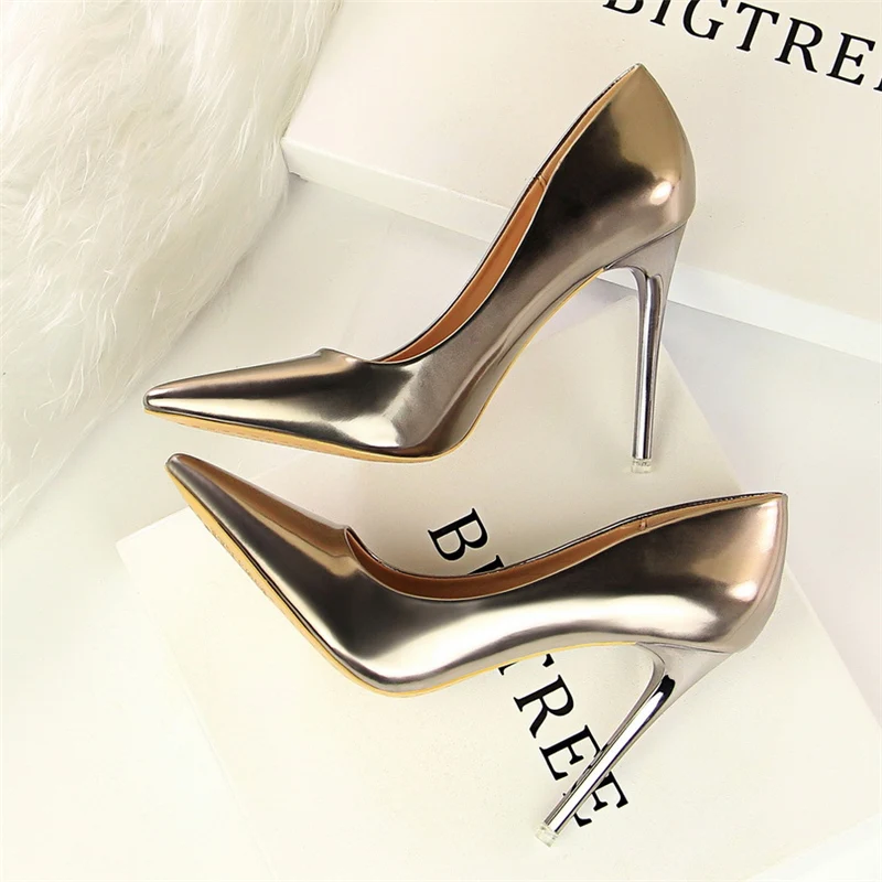 Leather High Heels — Image 26