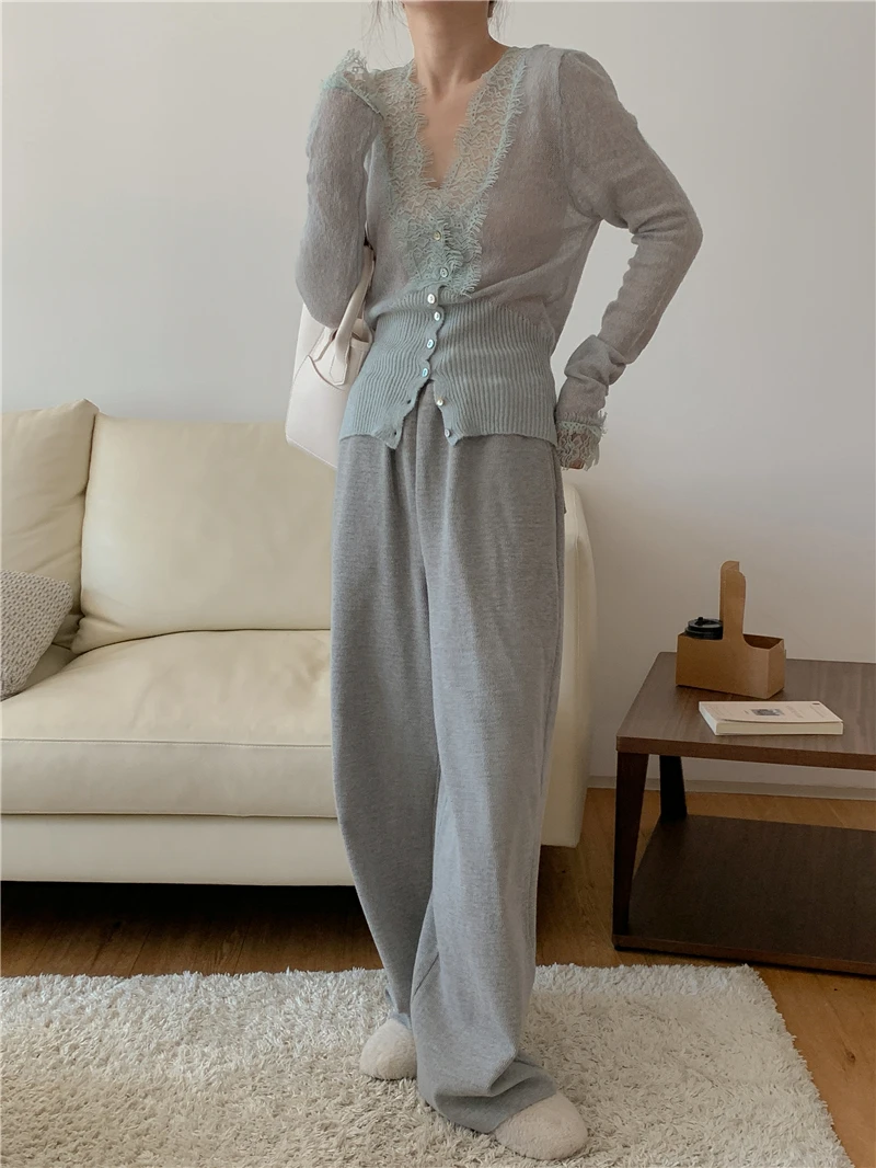 Vintage Lace Knitted Cardigan — Image 15