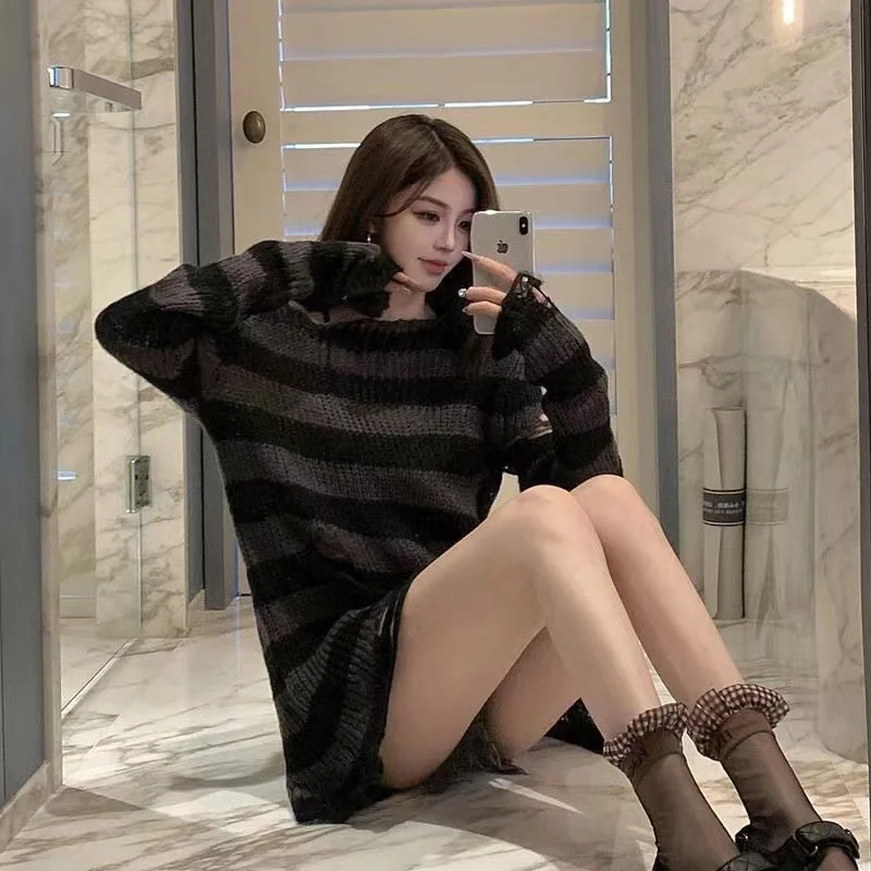 Gothic Striped Sweater — Image 5