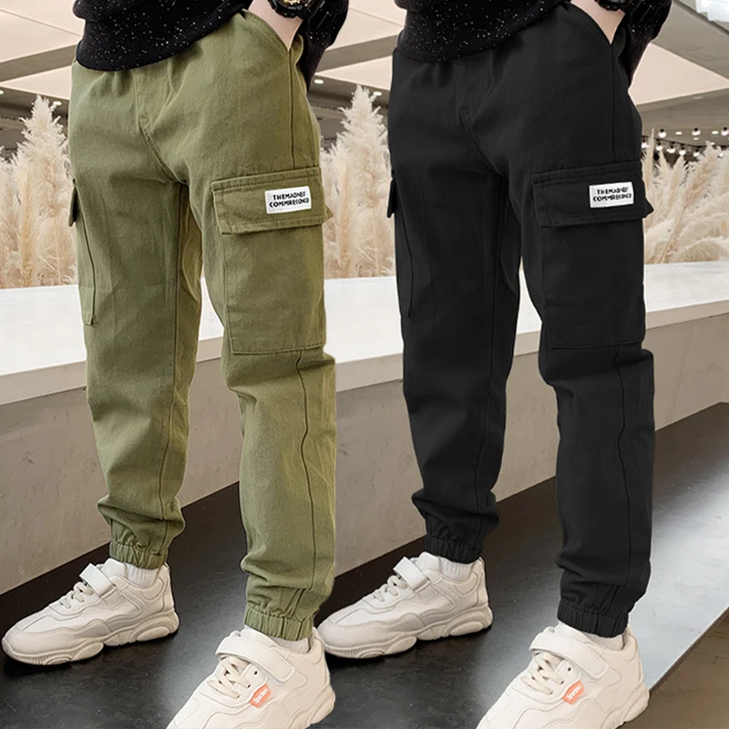Boys' Cotton Summer Cargo Pants — Image 2