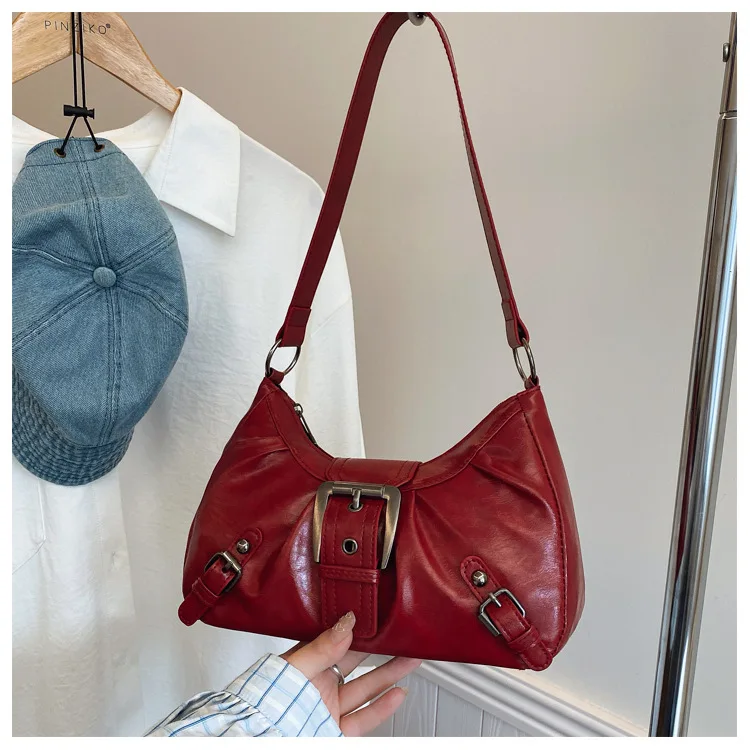 Retro Large-Capacity Pleated Bag — Image 31
