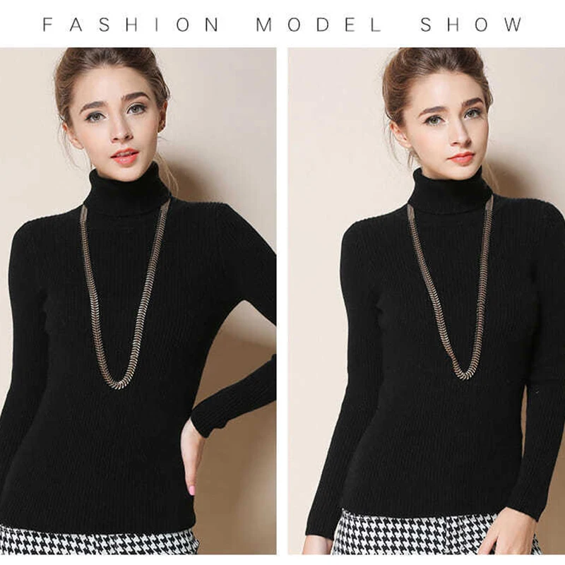 Turtleneck Winter Pullover — Image 13