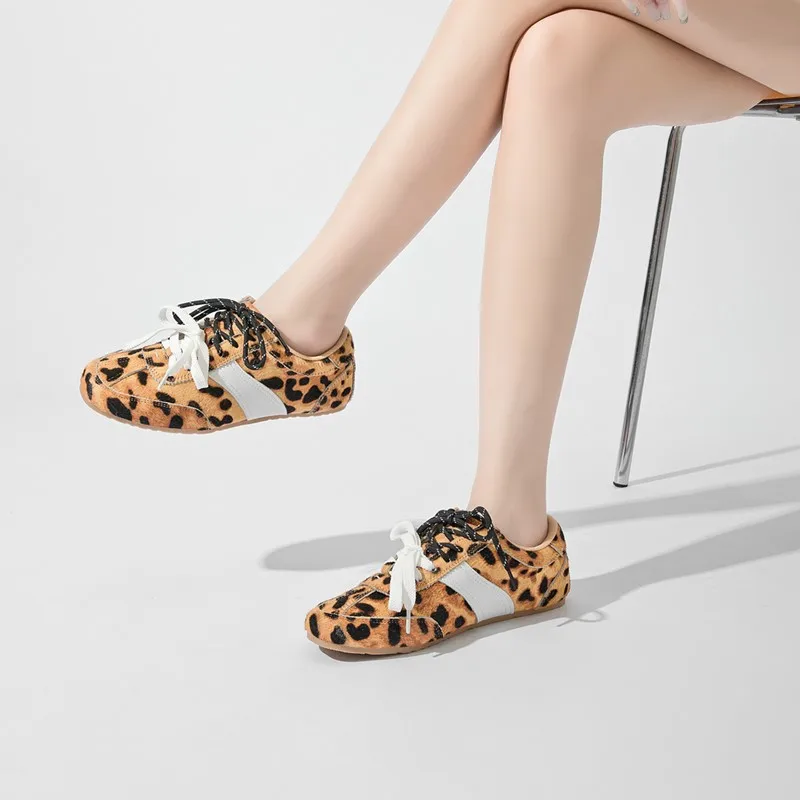 Leather Flat Shoes — Image 12