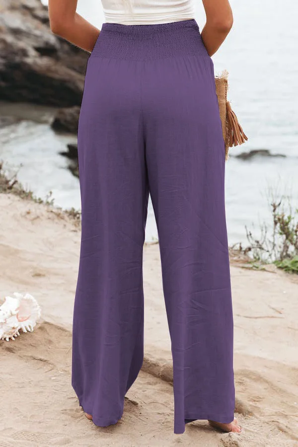 Casual Beach Pants with Drawstring — Image 17