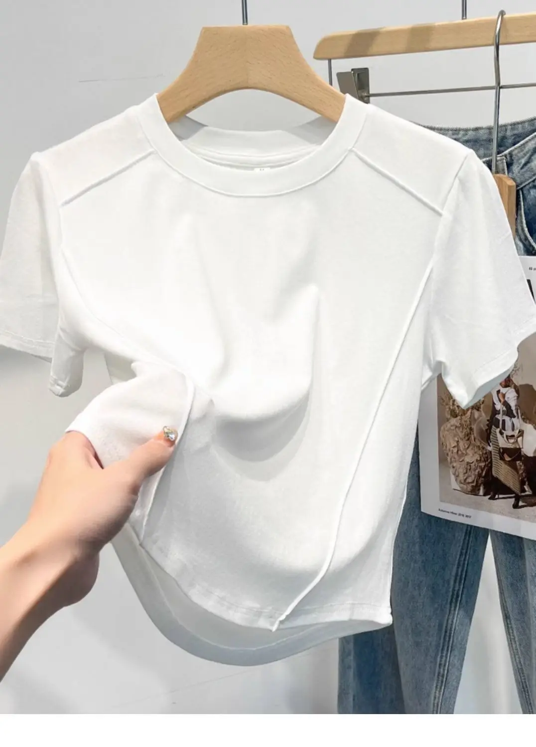 Cotton Short T-Shirt — Image 7