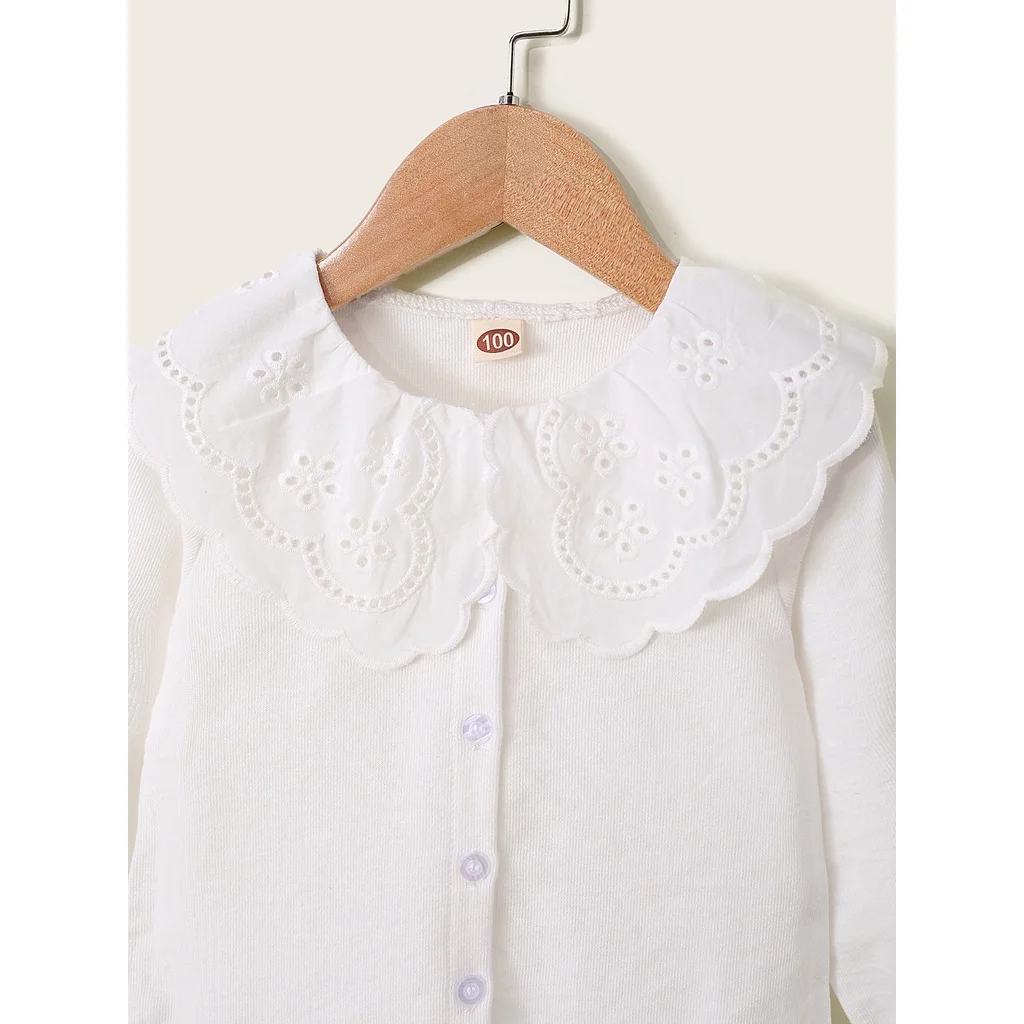 Girls' Lace Long Sleeve Autumn Top — Image 8