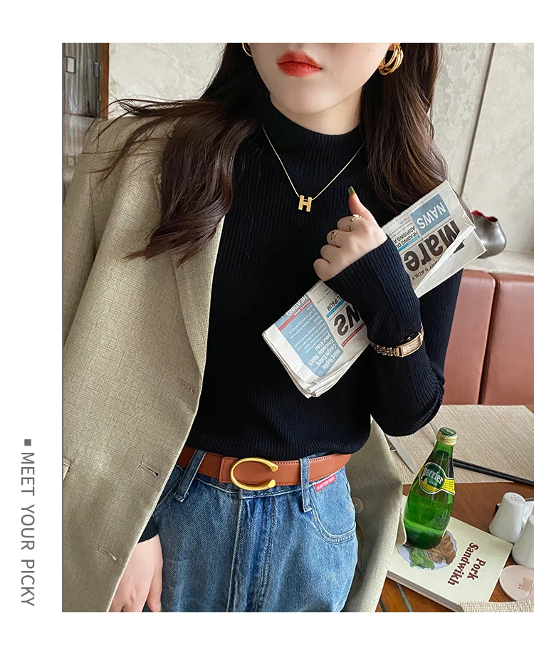 Vintage Solid Winter Sweater — Image 18