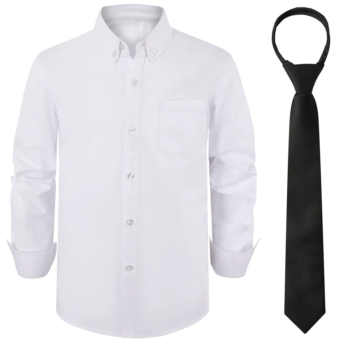 White With Tie