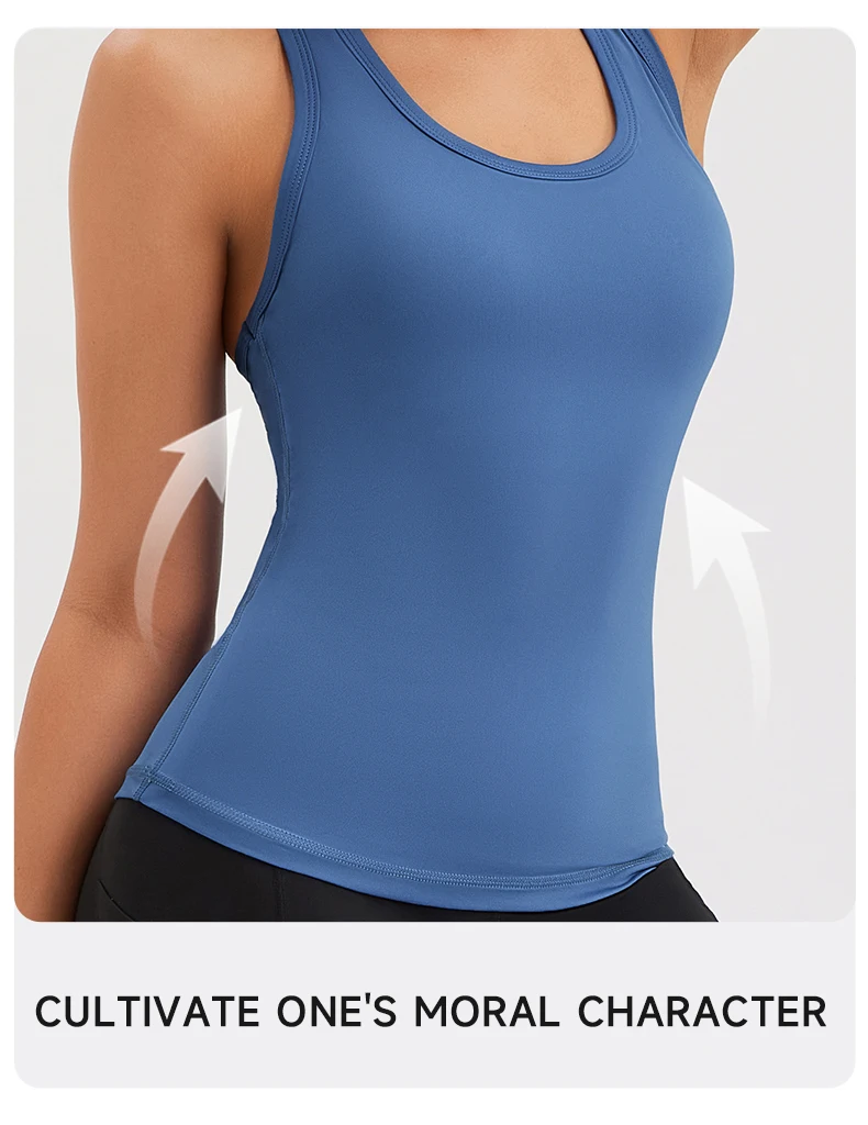 Sleeveless Yoga Fitness Shirt — Image 8