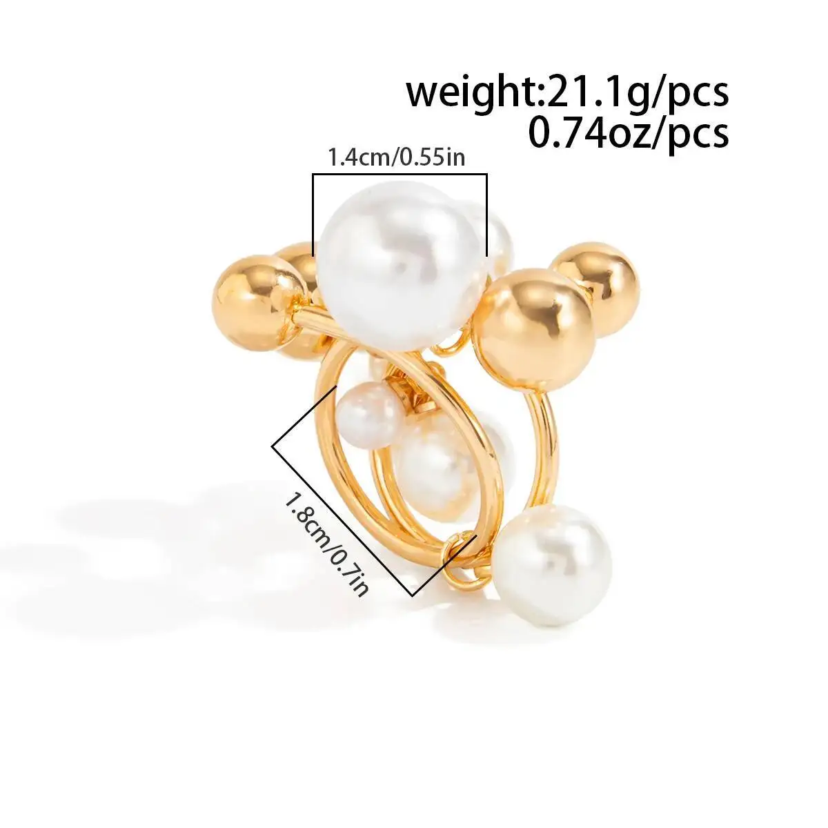 Retro Pearl Ring — Image 10
