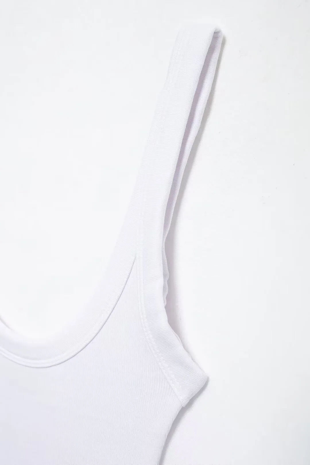 Slim-Fit Ribbed Bodysuit with Buttons — Image 38