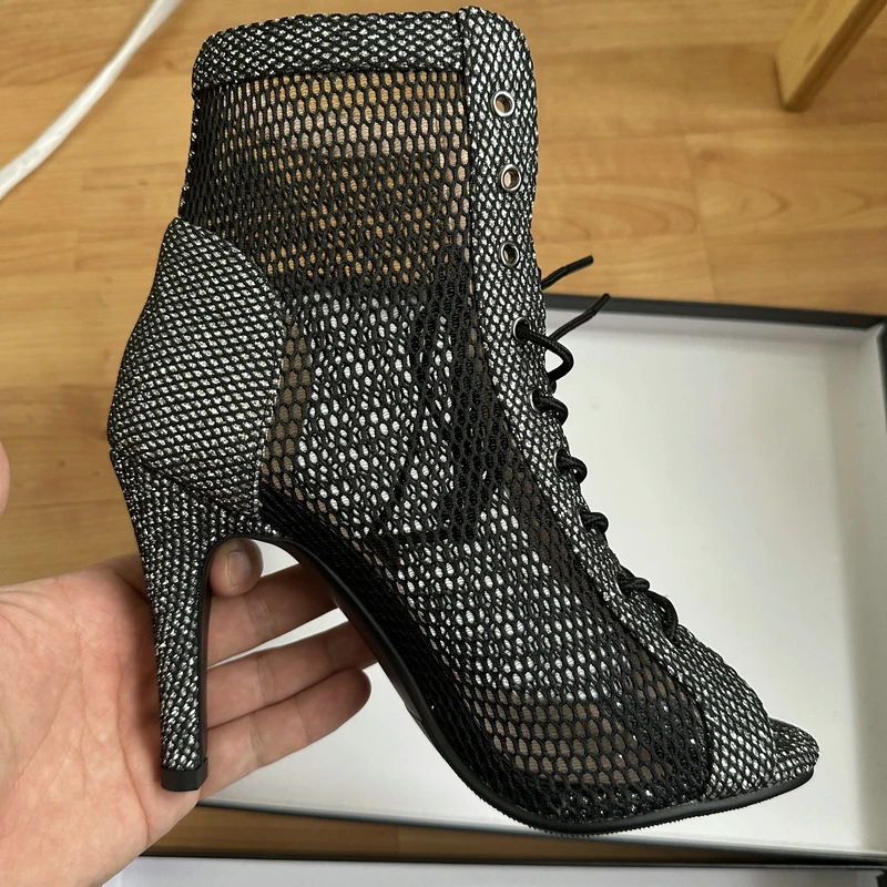 Mesh Summer High Heels — Image 79
