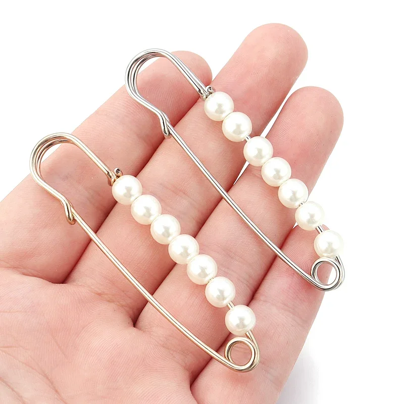 2-Piece Pearl Brooch with Buckle — Image 5
