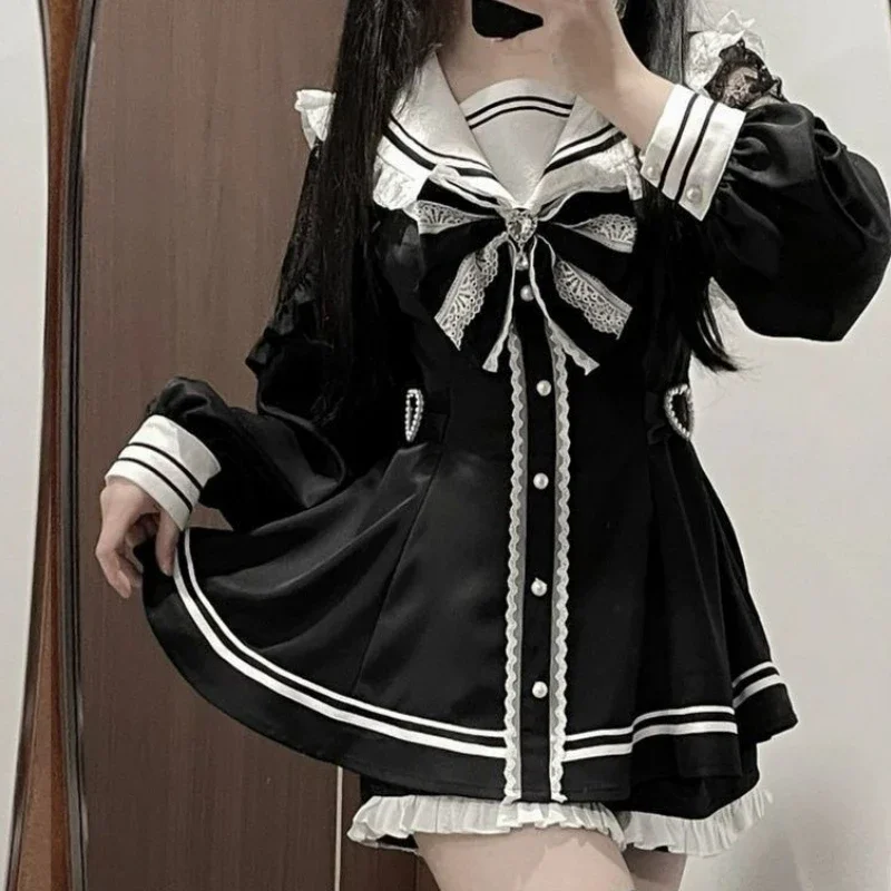 طقم قوطي بفيونكة — صورة 25