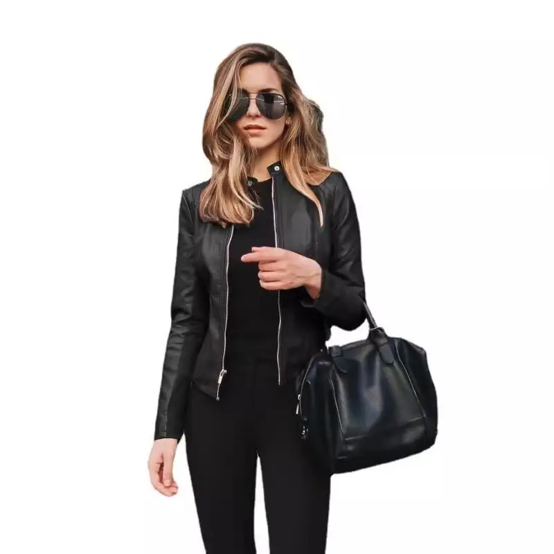 Vintage Leather Autumn Jacket — Image 7