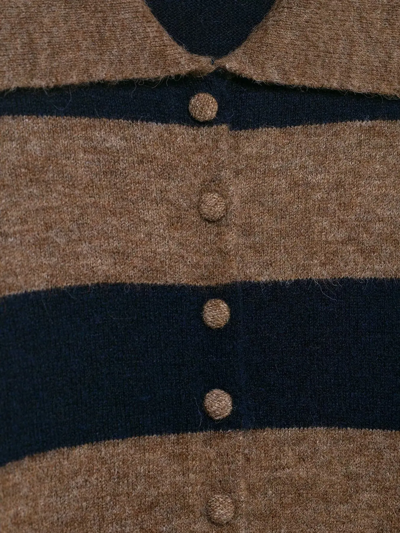 Striped Knitted Cardigan — Image 9