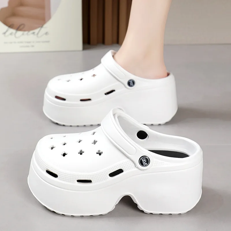 Thick High-Heel Summer Slippers — Image 5
