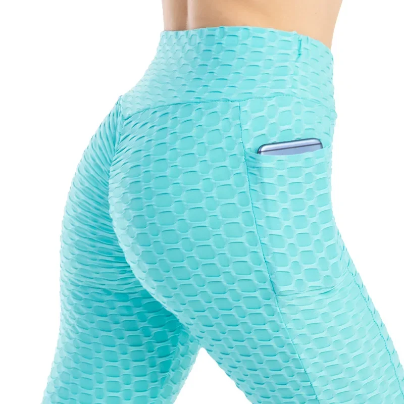 Stretchy Gym Leggings with Pocket — Image 41