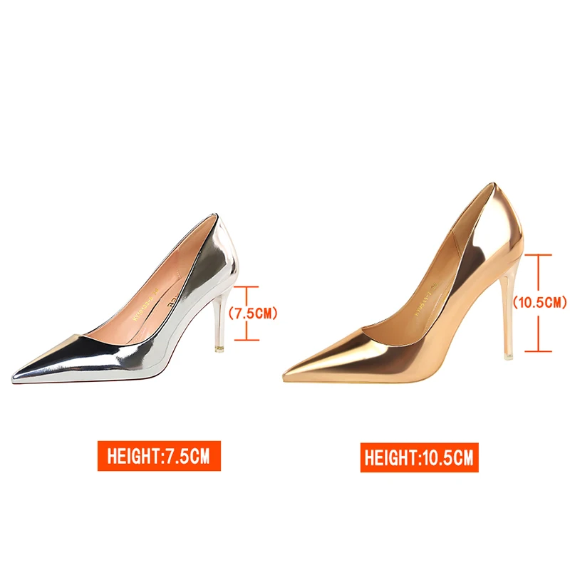 Leather High Heels — Image 6