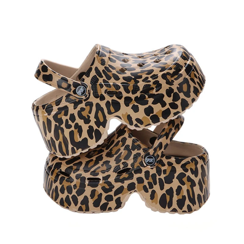 Thick Leopard Print Heels — Image 13
