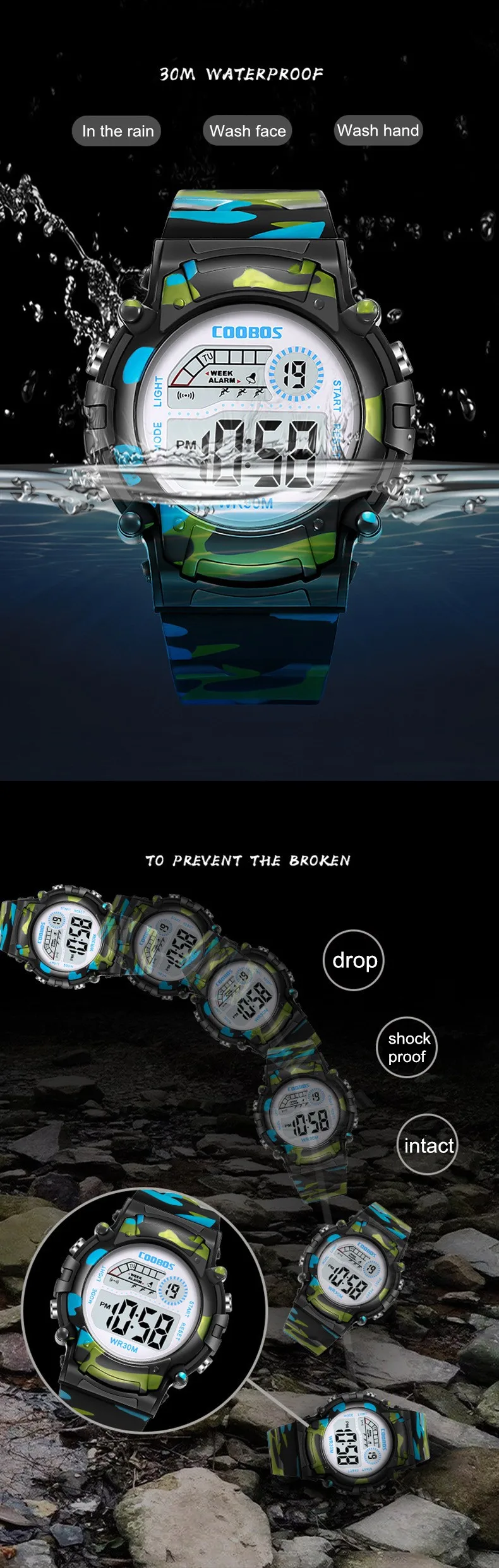 Girls' Water-Resistant Watch — Image 8