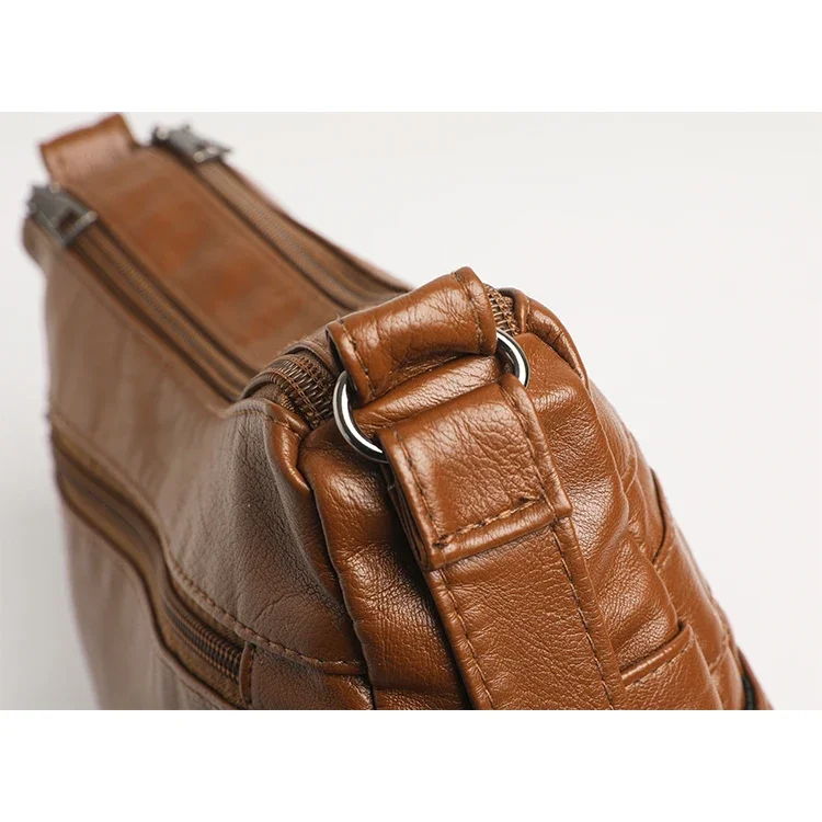 Adjustable Leather Crossbody Bag — Image 12