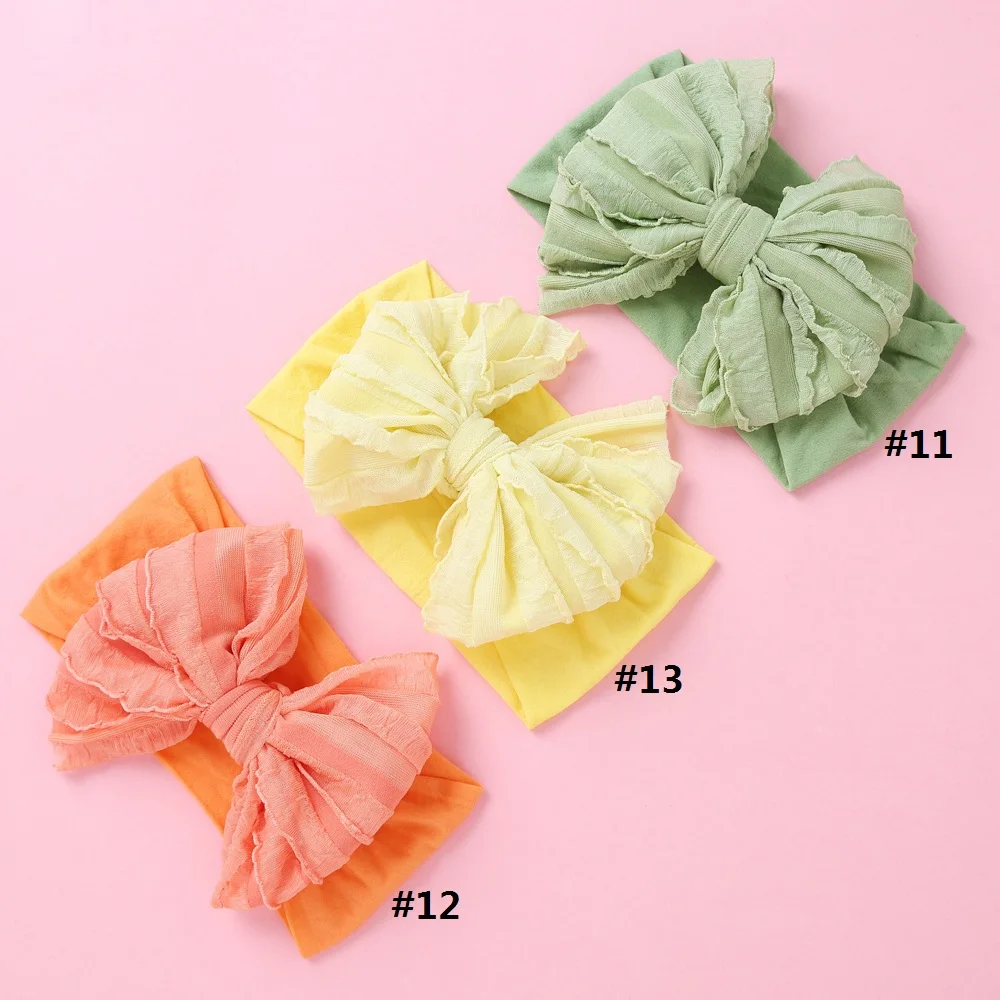 Newborn Nylon Hair Accessory with Bow — Image 12
