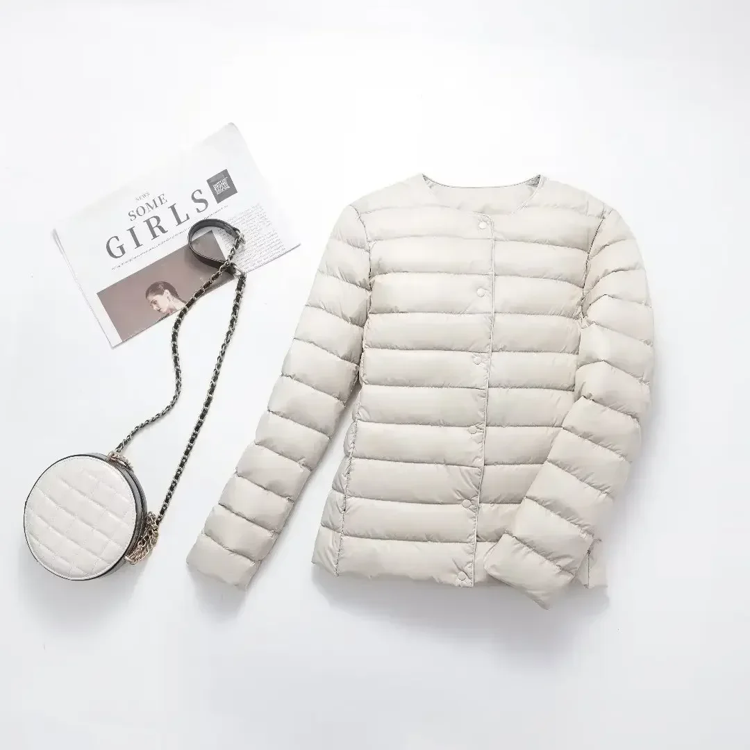 V-Neck Down Jacket — Image 23