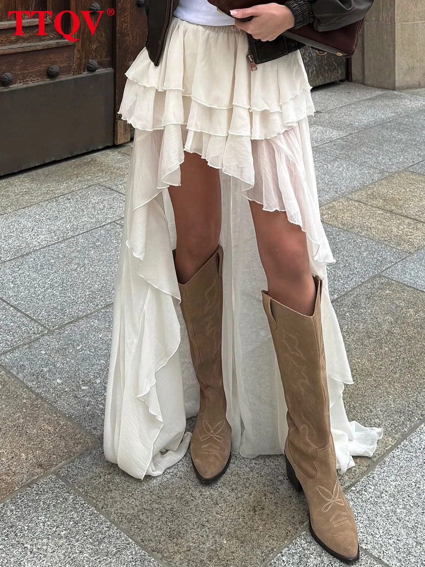 Casual Loose Pleated Skirt — Image 15
