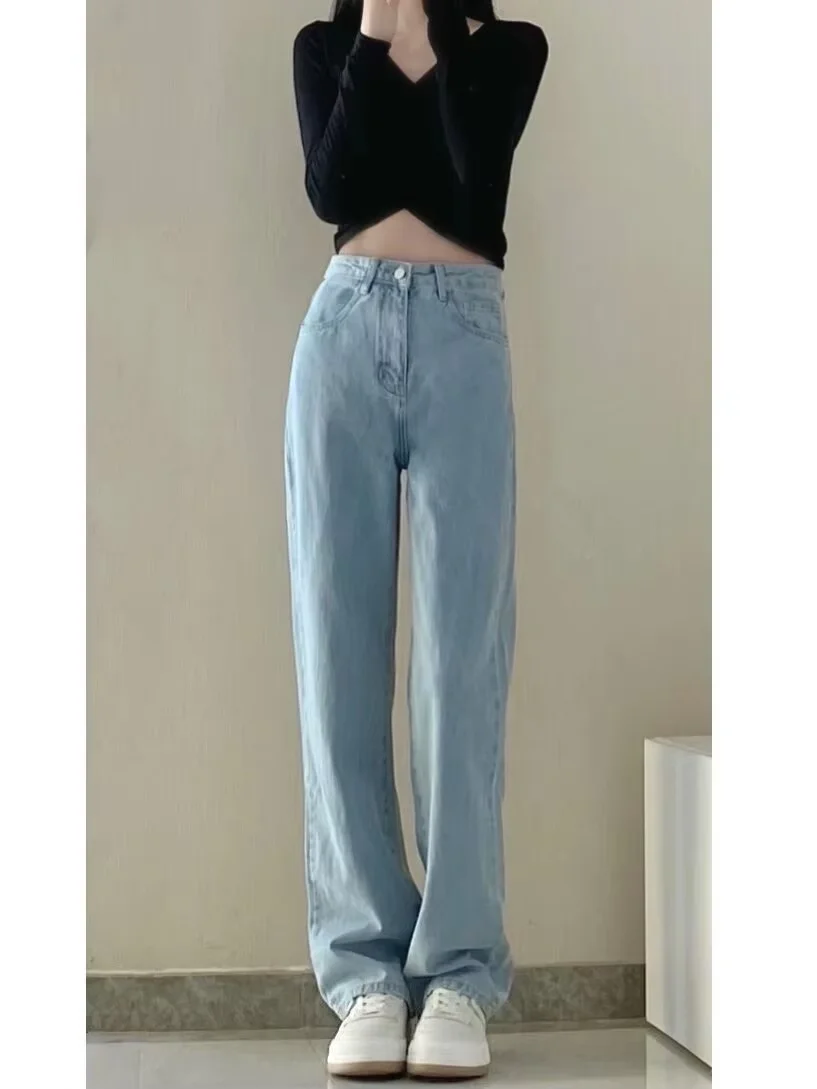 Vintage Autumn Straight Denim Pants — Image 13