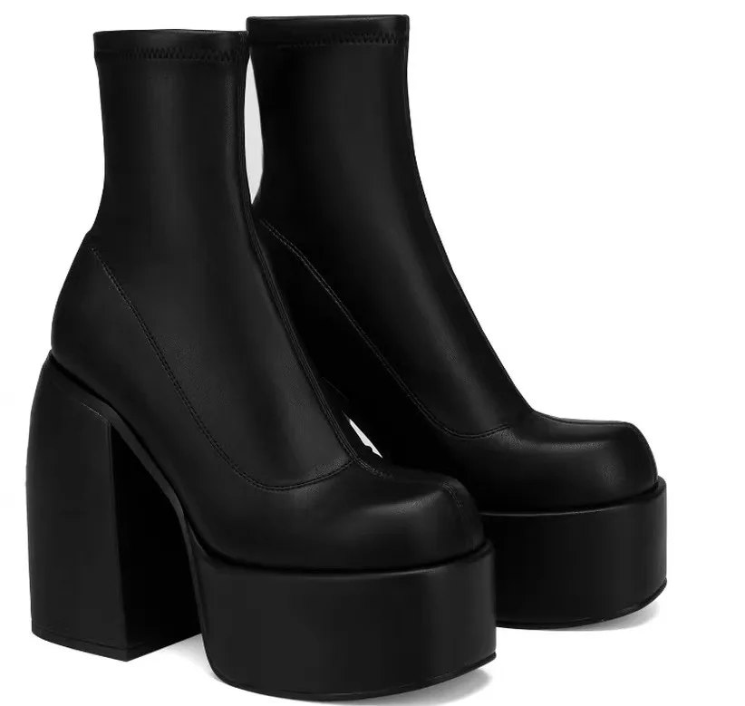 Leather Short Boots — Image 17
