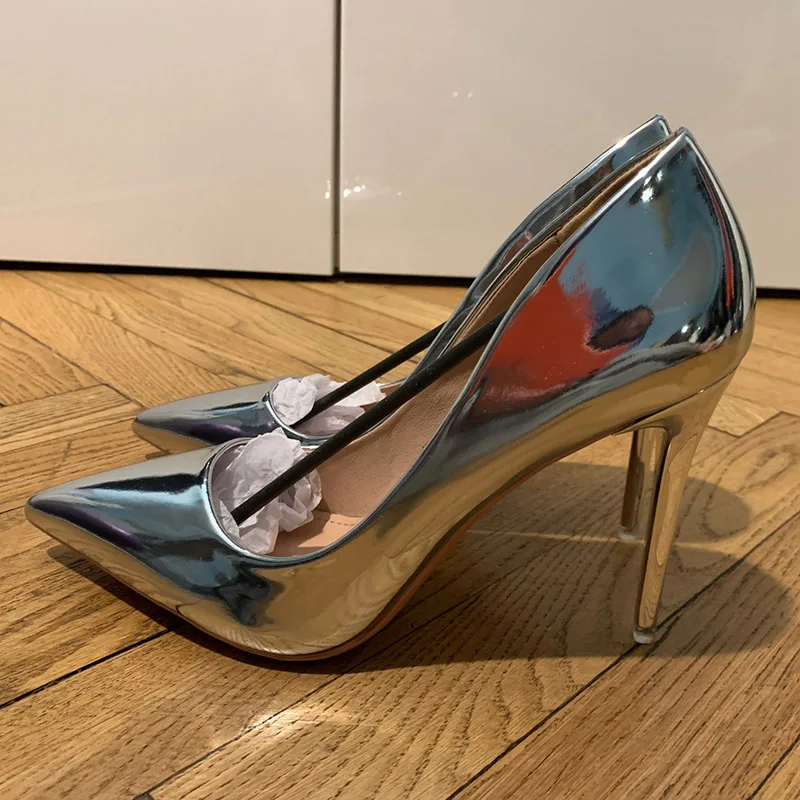 Leather High Heels — Image 9