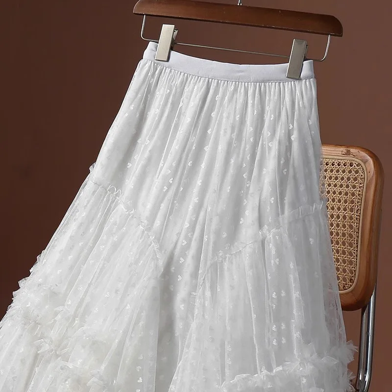 Mesh High-Waisted Skirt — Image 54