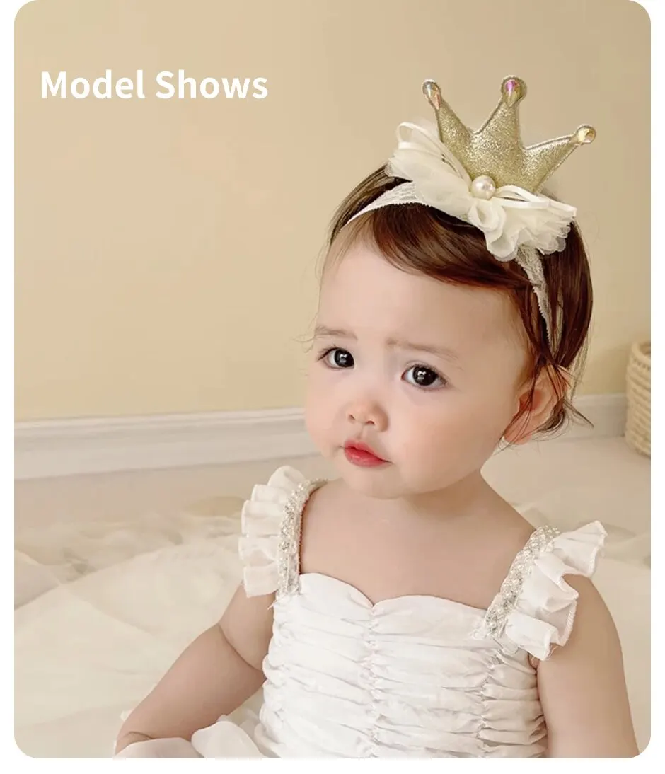 Newborn 2-Piece Lace Headband Set — Image 16