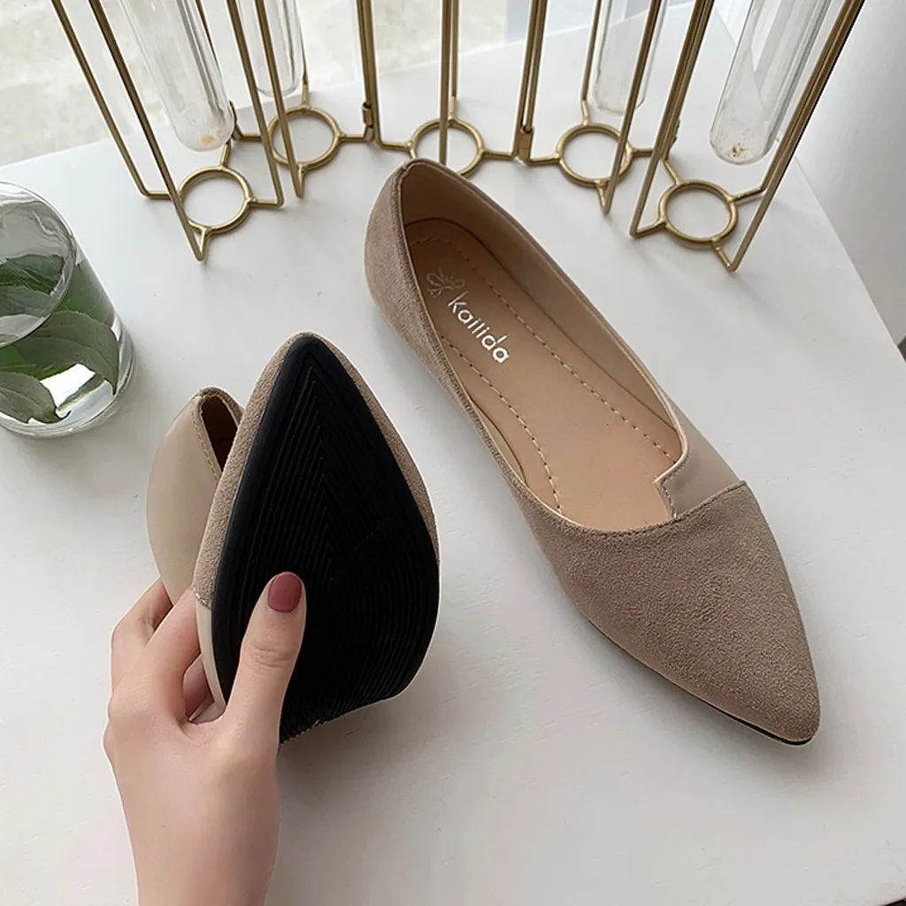 Solid Pointed-Toe Shoes — Image 13