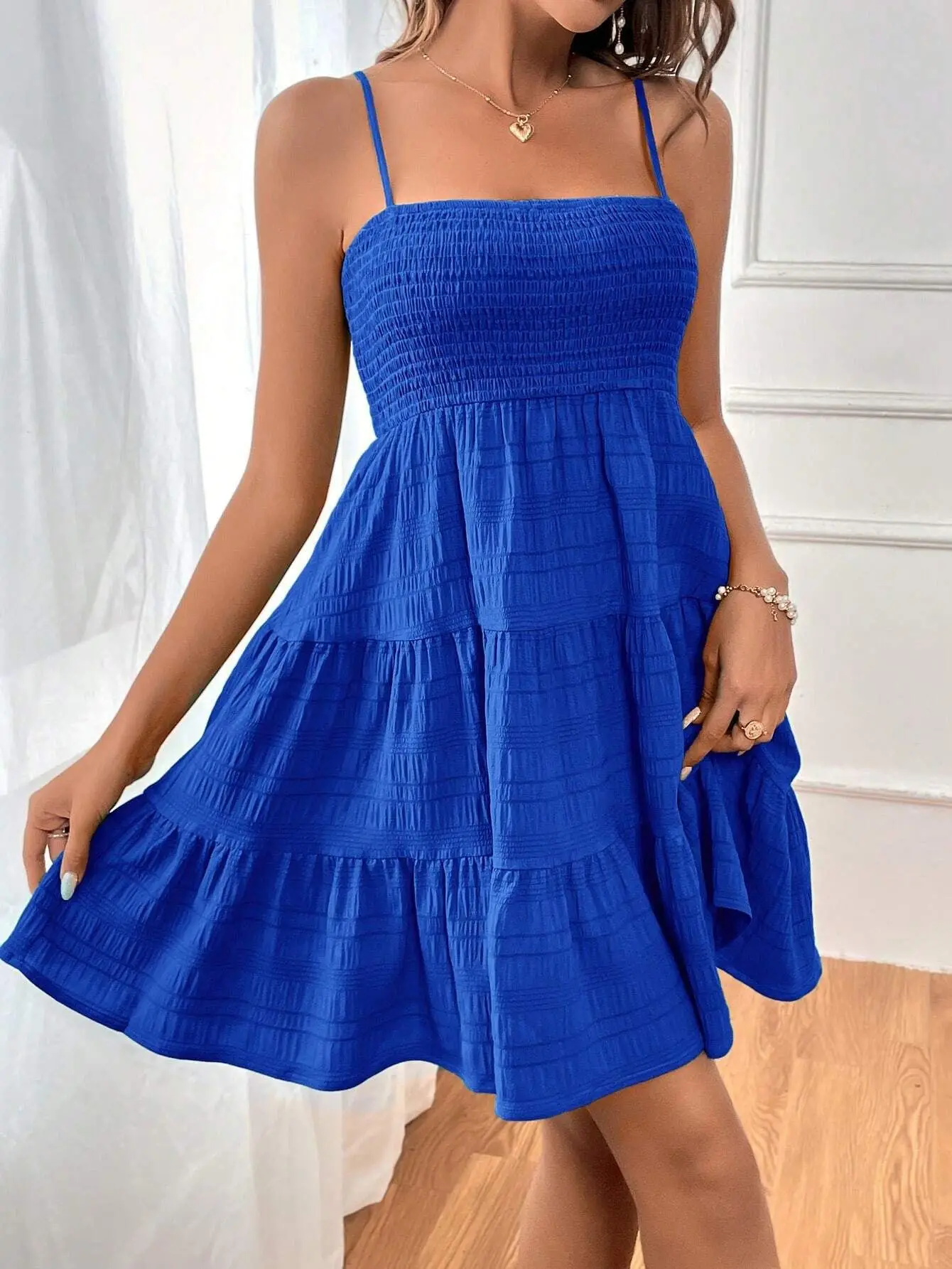 Mini Dress with Straps — Image 8