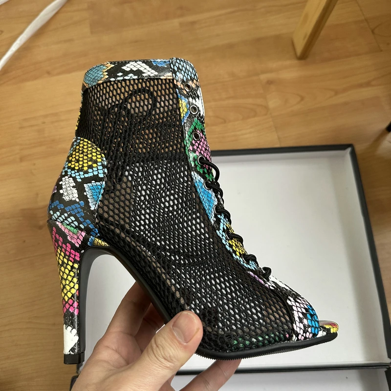 Mesh Summer High Heels — Image 90