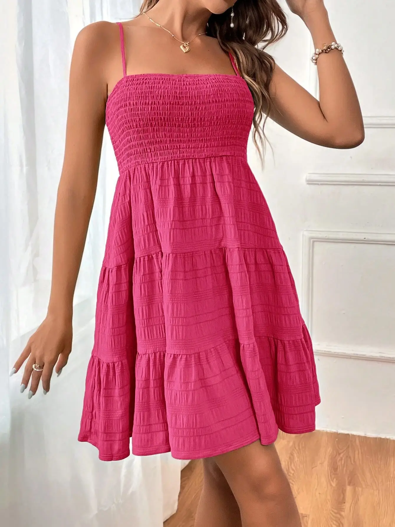 Mini Dress with Straps — Image 22