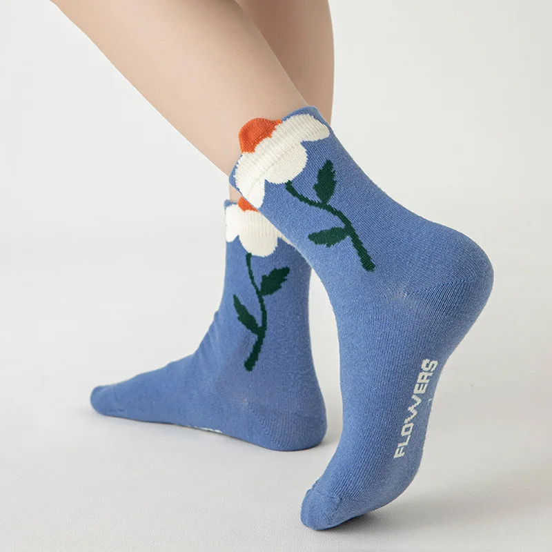 Girls' Floral Socks — Image 6