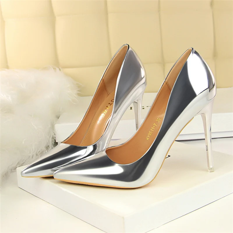 Leather High Heels — Image 23