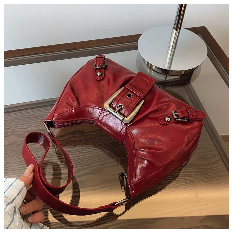 Retro Large-Capacity Pleated Bag — Image 26