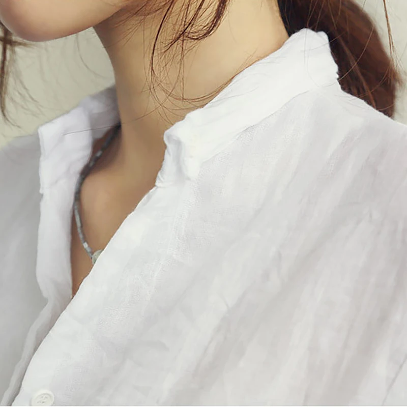 Korean-Style Solid Cotton Formal Shirt — Image 9
