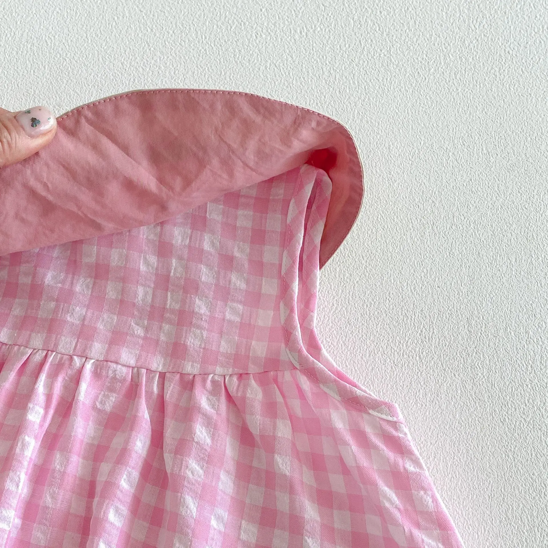 Kids' Plaid Summer Dress — Image 7