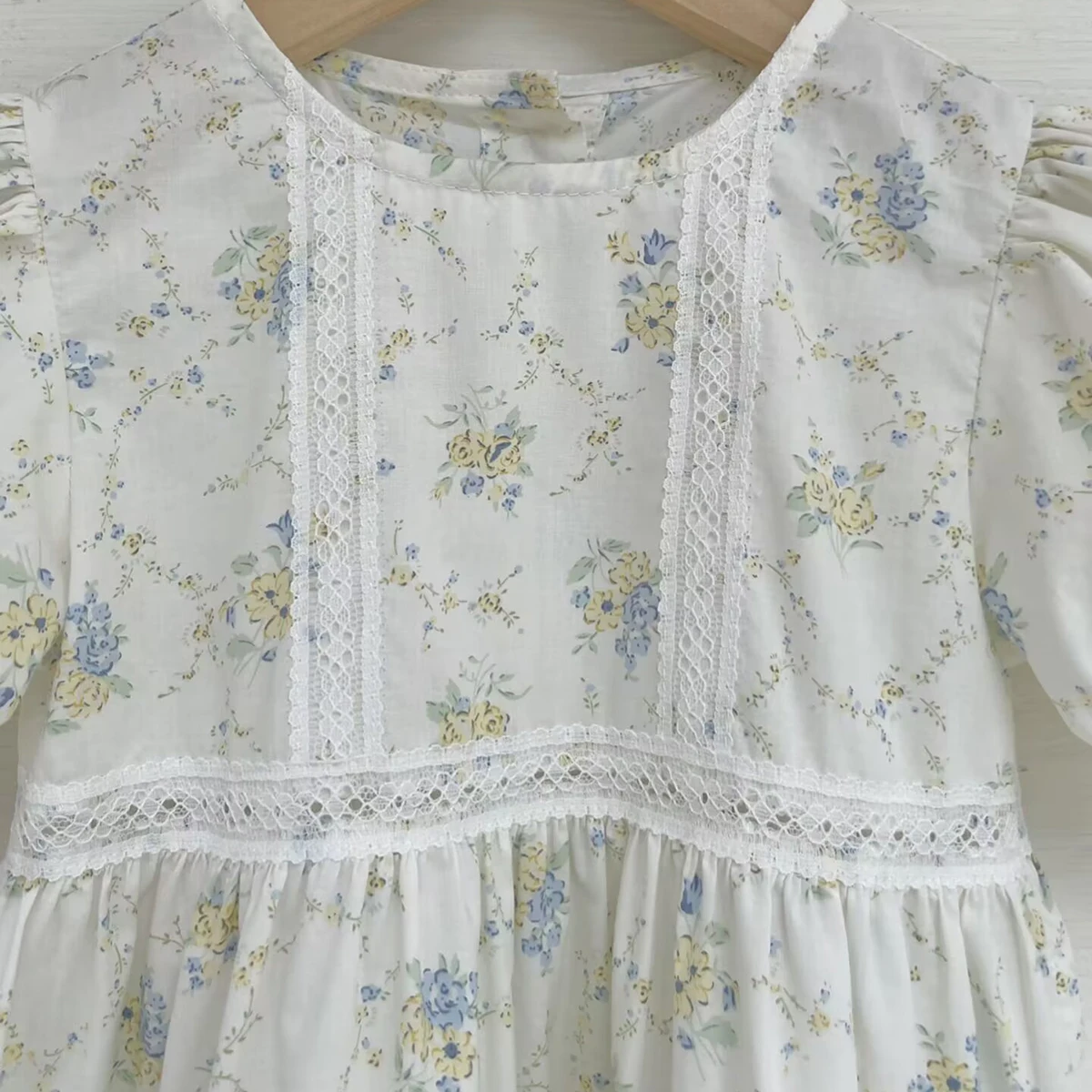 Baby Floral Ruffled Summer Romper — Image 5