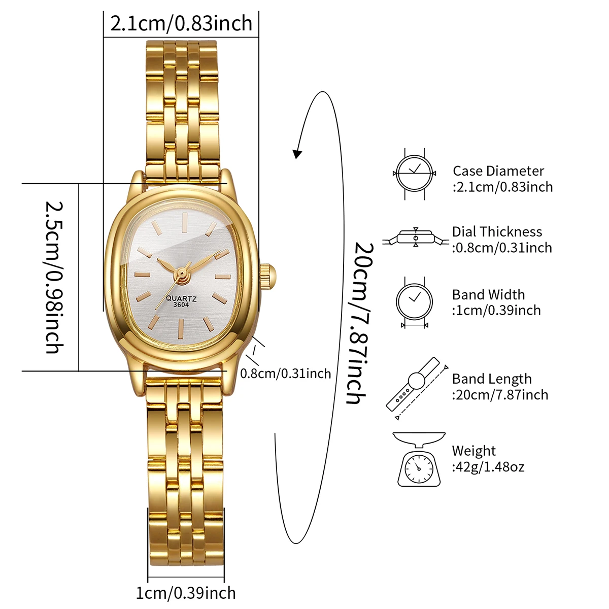Elegant Quartz Watch — Image 7