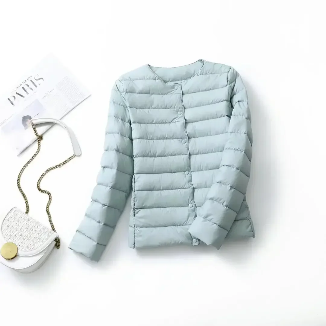 V-Neck Down Jacket — Image 11