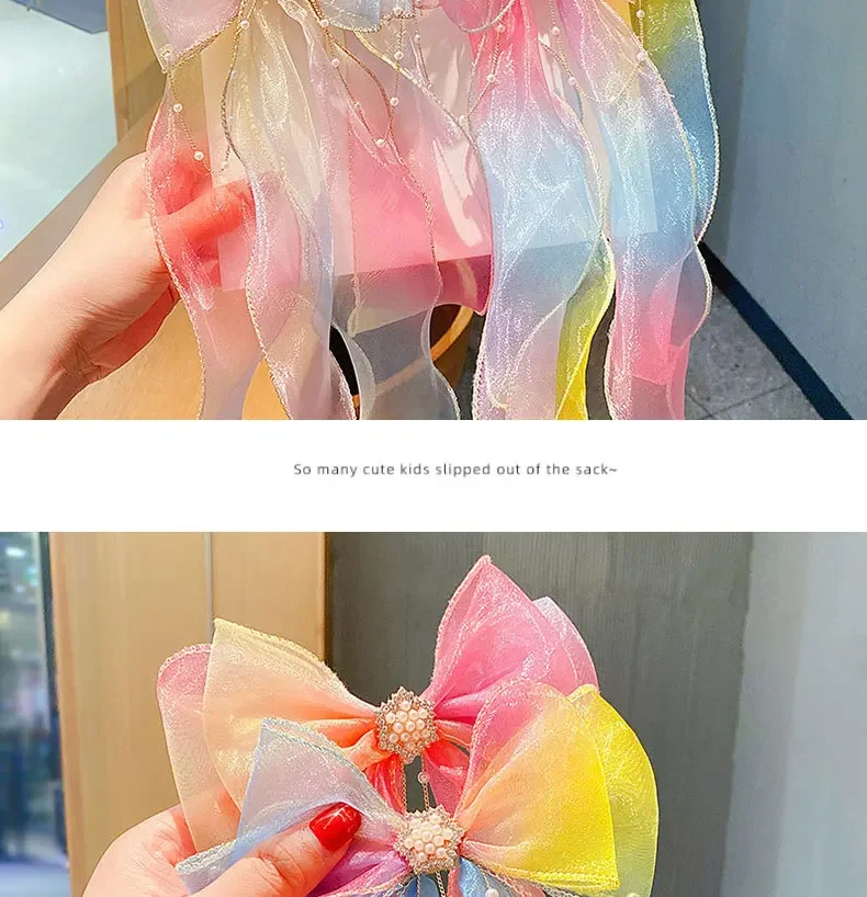 إكسسوار شعر بفيونكة للأطفال — صورة 8