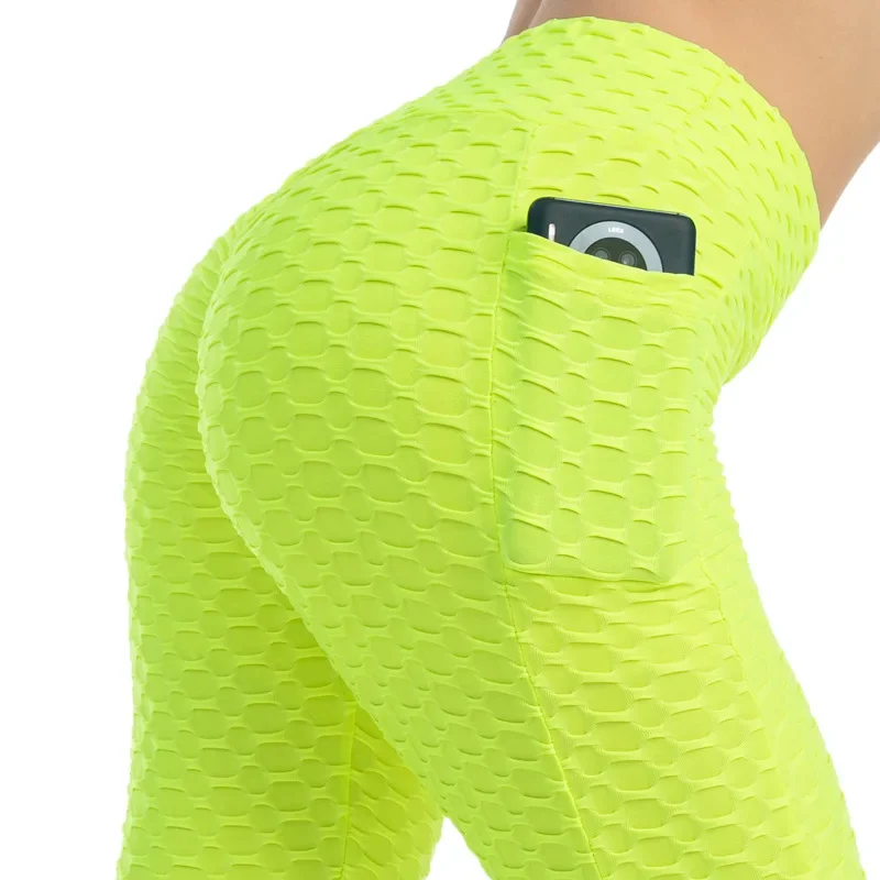 Stretchy Gym Leggings with Pocket — Image 44