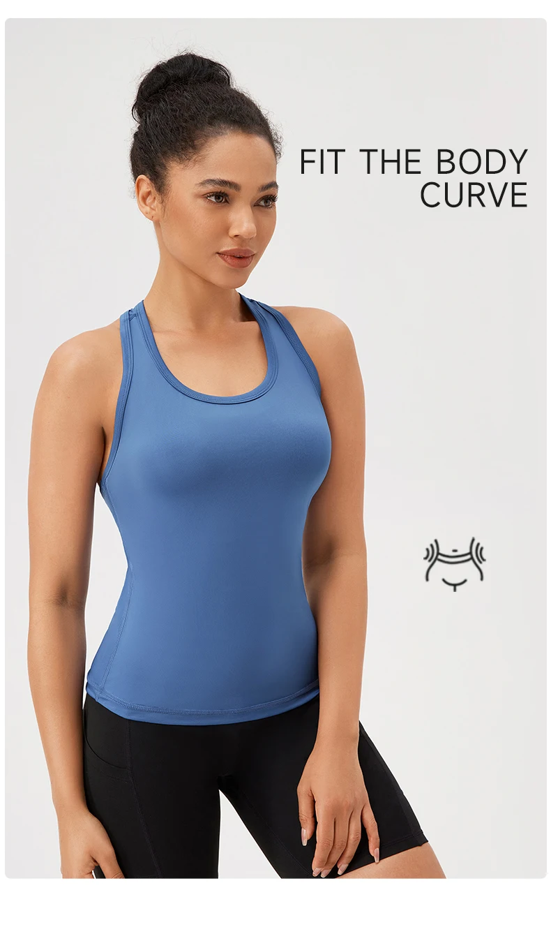Sleeveless Yoga Fitness Shirt — Image 6
